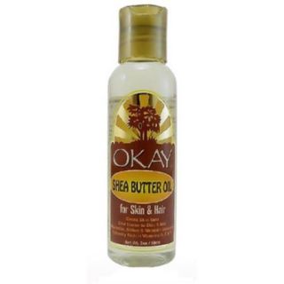Okay Shea Butter Oil for Skin & Hair, 2 oz (Pack of 3)