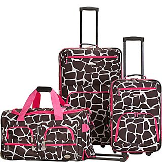 Rockland Luggage Spectra 3 Piece Luggage Set