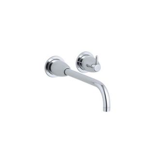 Falling Water Wall Mount Bathroom Faucet Trim Single Lever Handle and