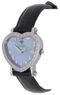 Aqua Master Womens Diamond Heart Shaped Watch   958883  