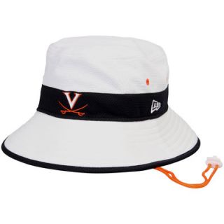 Virginia Cavaliers New Era Training Bucket Hat   White