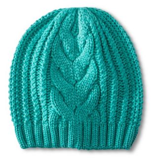 Womens Cable Knit Beanie Hat