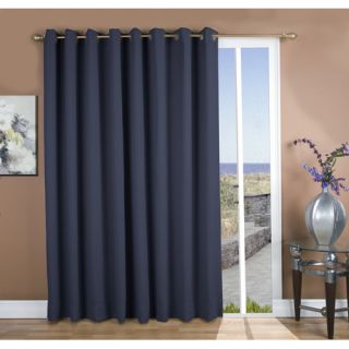 Ricardo Trading Ultimate Black Out Grommet Patio Single Panel Curtain