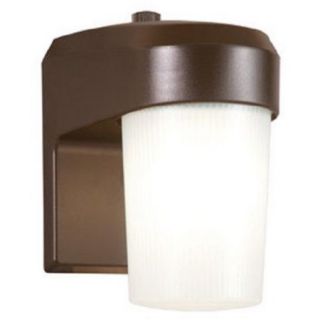 All Pro Outdoor Security 13W Fluorescent Entry Light with Integral Photo Control, Bronze