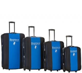 Rockland Polo Equipment 4pc Luggage Set —