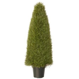 National Tree Company 48 in. Upright Artificial Juniper Tree with Green Round Growers Pot LCY4 48