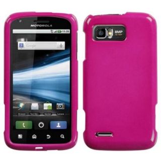 Insten Solid Hot Pink Phone Case for MOTOROLA MB865 (Atrix 2)