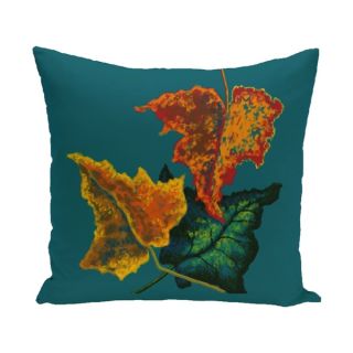 16 x 16 inch Autumn Colors Floral Print Pillow   17587779  