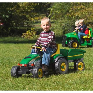 Peg Perego John Deere Farm Tractor and Trailer Pedal Ride On