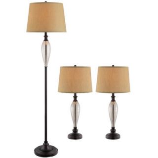 Stein World Burleigh 3 Piece Table Lamp Set with Empire Shade