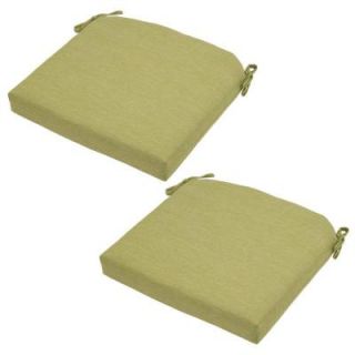 Hampton Bay Luxe Solid Rapid Dry Deluxe Outdoor Seat Cushion (2 Pack) 7399 02227700