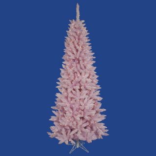 Vickerman Flocked Alpine 24 Artificial Christmas Tree with Clear