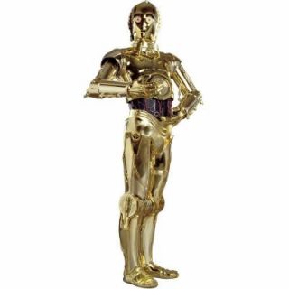 RoomMates 5 in. x 19 in. Star Wars Classic C3PO 11 Piece Peel and Stick Giant Wall Decal RMK1591GM