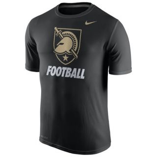 Nike Army Black Knights Black Sideline Legend Logo Performance T Shirt