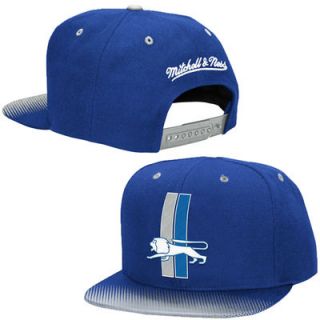 Detroit Lions Mitchell & Ness Throwback Stop on a Dime Adjustable Snapback Hat   Blue