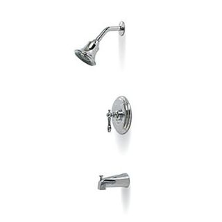 Premier Faucet Charlestown Single Handle Volume Control Tub and Shower Faucet; Chrome