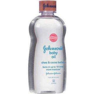 Johnson's Baby Oil with Shea & Cocoa Butter, 14 Fl. Oz