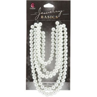 Cousin 1213710 Jewelry Basics Pearl Beads 6mm 158 Pack  White
