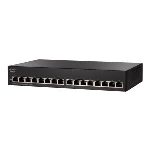 Cisco Small Business SG110 16   Switch   unmanaged   16 x 10/100/1000   rack mountable (SG110 16 NA)