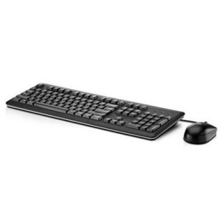 HP B1T09AA USB Keyboard and Mouse with Mouse Pad