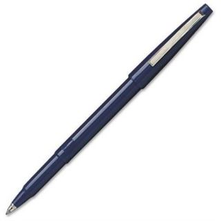 Pentel Rolling Writer Pen   Medium Pen Point Type   0.4 Mm Pen Point Size   Blue Ink   Blue Barrel   12 / Dozen (R100C_40)