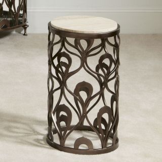 American Drew 308 918 Bob Mackie Home Round End Table