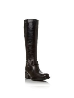 Linea Tatagonia side zip and buckle detail boots