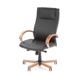 Darby Home Co Frogenhall Leather Executive Chair with Arms