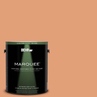 BEHR MARQUEE 1 gal. #M220 5 Roasted Seeds Semi Gloss Enamel Exterior Paint 545401