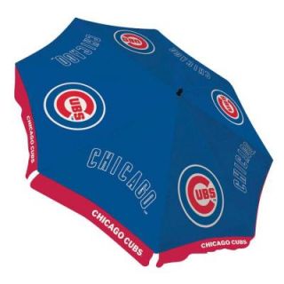 Team Sports America Chicago Cubs 9 ft. Patio Umbrella in Blue 0117703
