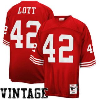 Ronnie Lott San Francisco 49ers Mitchell & Ness Authentic Throwback Jersey – Scarlet