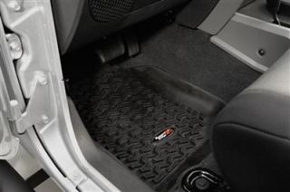 Rugged Ridge   Rugged Ridge Floor Liners, Front (Black) 12920.03   Fits 2007  to 2016 JK Wrangler, Rubicon and Unlimited