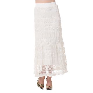 High Secret Womens Long Lace Elastic Skirt   17977749  