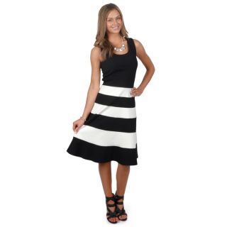 Journee Collection Womens Sleeveless Colorblocked A line Dress
