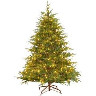 6.5 ft. Feel Real Fraser Grande Artificial Christmas Tree with 550 Clear Lights PEFG4 308 65