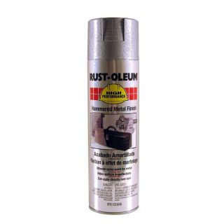 Rust Oleum High Performance Silver Hammered Rust Resistant Enamel Spray Paint (Actual Net Contents 15 oz)