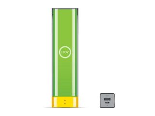 IJOY Compact Lipstick Sized 2600 mAh Portable Charger Uses High Quality Polymer Cells, Universal use for iPhone, iPad, Samsung Galaxy, Note, Nexus, HTC and more Precharged   Retail Package   Green
