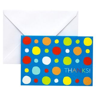 Thank You Cards with Envelopes with Multi  Color Dot Design (24 count