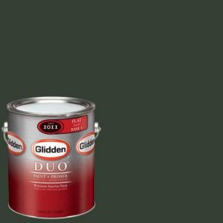 Glidden Team Colors 1 gal. #NFL 041A NFL Green Bay Packers Green Flat Interior Paint and Primer NFL 041A F 01