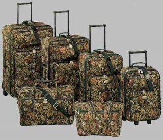 Travel Gear 6 Piece Tapestry Luggage Set —