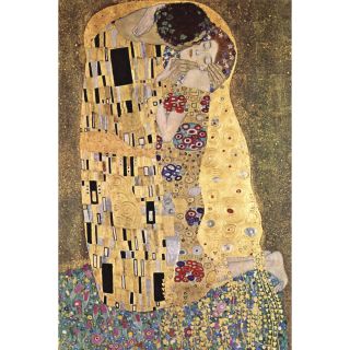 McGaw Graphics The Kiss by Gustav Klimt Painting Print on Canvas