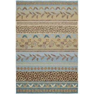 Kaleen Home and Porch Idle Hour Glacier 5 ft. x 7 ft. 6 in. Indoor/Outdoor Area Rug 2028 34 5X7.6