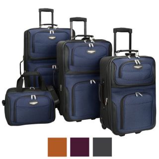 Travel Select by Travelers Choice Amsterdam 4 piece Luggage Set