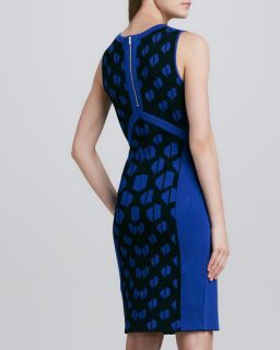 Diane von Furstenberg Franca Print Panel Sleeveless Dress