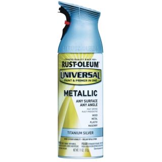 Rust Oleum 12oz Universal Spray Paint in Silver Metallic (245220)   Spray Paint
