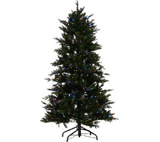 Santas Best 7.5 Grand Fraser Fir Tree w/ EZ Power & 8 Light Functions —