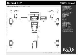 2007, 2008, 2009 Suzuki XL7 Wood Dash Kits   B&I WD874A DCF   B&I Dash Kits