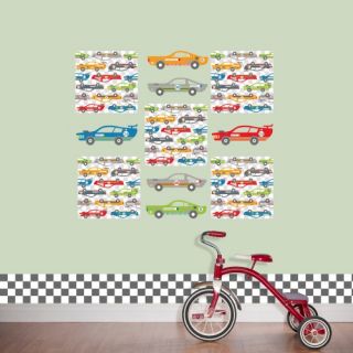 Brewster Rally Racers Stripes Wall Decal   Set of 2   Wall Decals