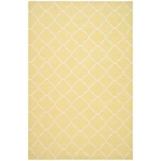 Safavieh Dhurries Light Green/Ivory 8 ft. x 10 ft. Area Rug DHU554A 8