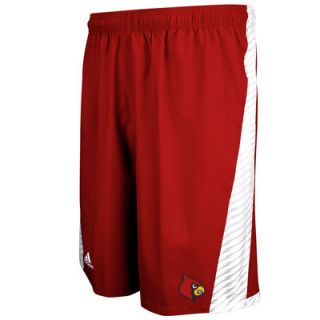 adidas Louisville Cardinals Football Sideline Player Shorts   Red